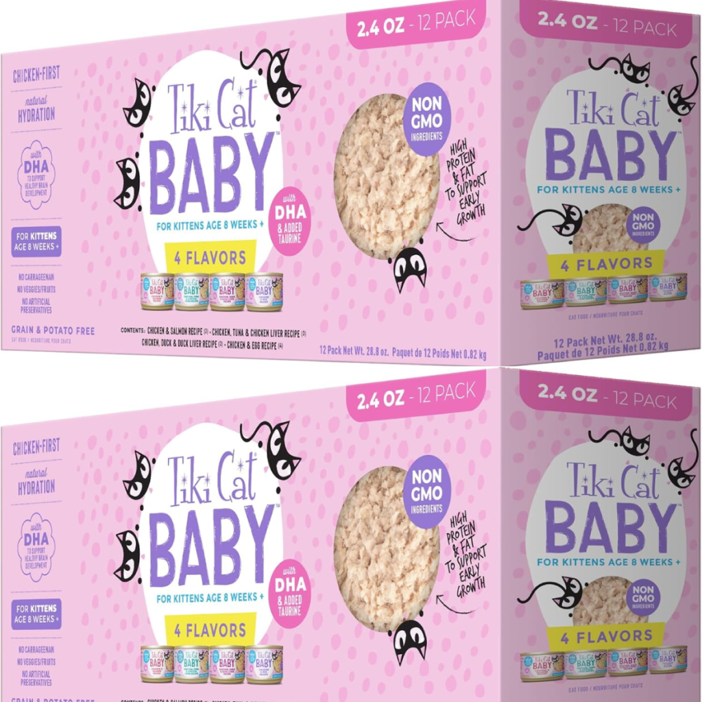 Tiki Cat Baby Wet Cat Food for Kittens